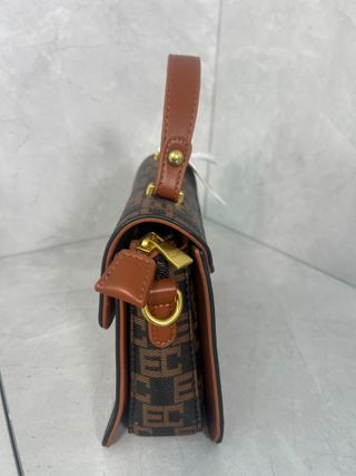 Bolso Enrico Coveri Marrón y Negro