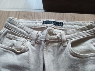 Pantalones AMISU Beige/Gris