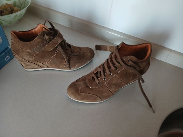 Botines marrones de ante