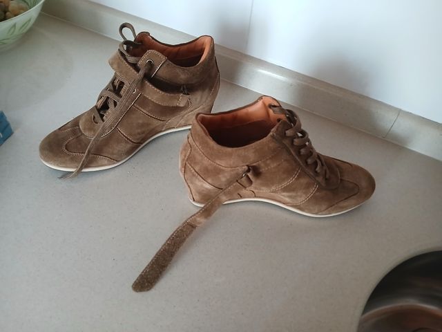 Botines marrones de ante