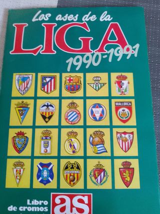 Álbum de cromos futbol
 Temporada 1990-91