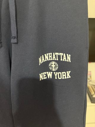 Pantalón de chándal azul Manhattan New York