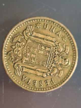 Moneda Antigua UNA PESETA de Franco de 1966