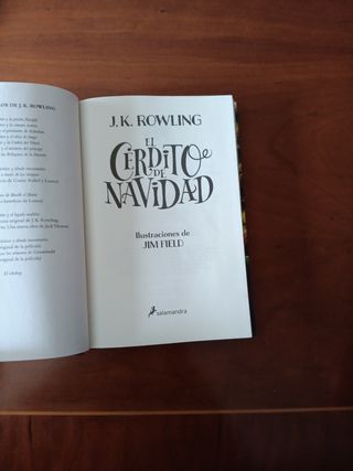 El cerdito de Navidad.