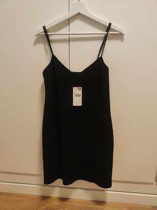 Vestido negro tirantes XL