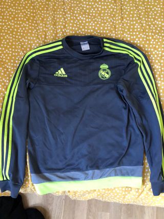 Sudadera Real Madrid Adidas 2015/16 Gris/Verde