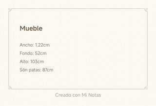 Aparador de madera restaurado