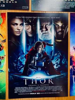 Filmografia Thor Marvel set di 7 locandine in hd
