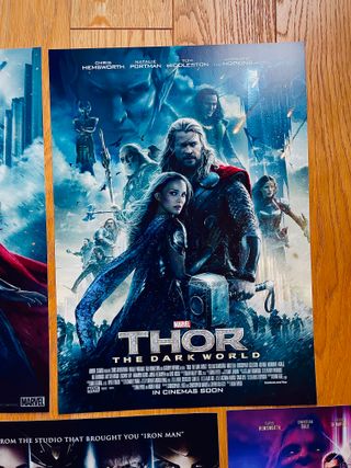 Filmografia Thor Marvel set di 7 locandine in hd
