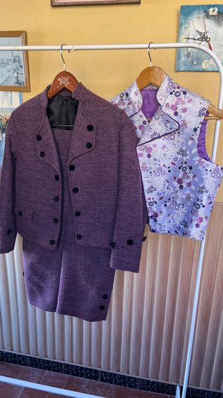 Traje Fallero Torrentí Morado