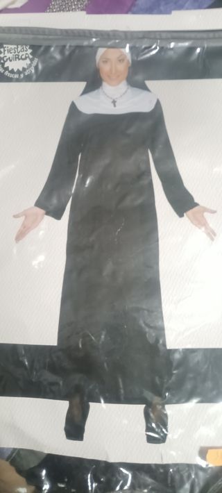 Disfraz Monja Talla Única