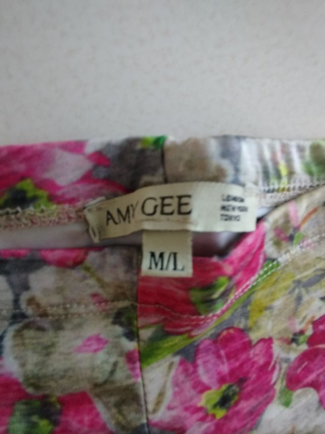 Leggings Amy Gee taglia M/L fantasia floreale