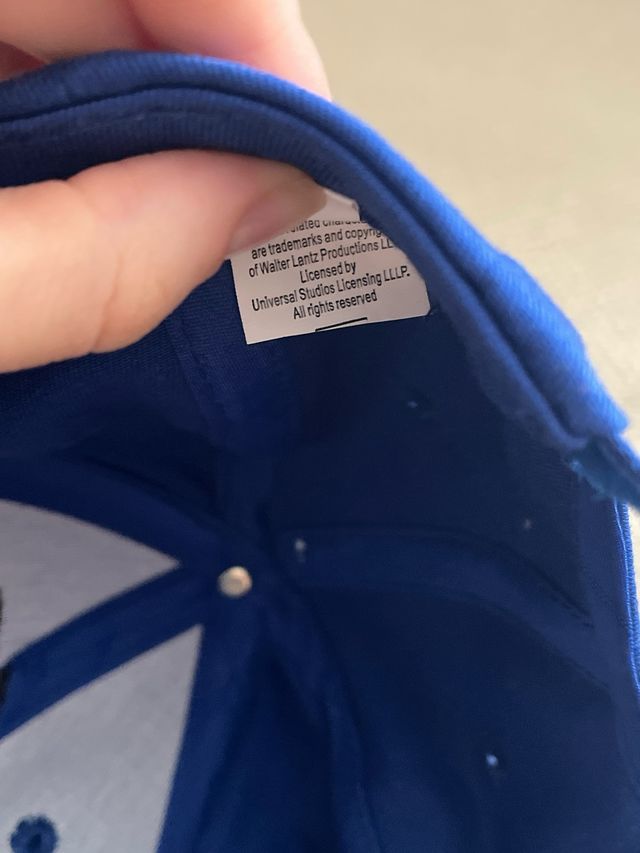 Gorra PortAventura Woody Woodpecker Azul