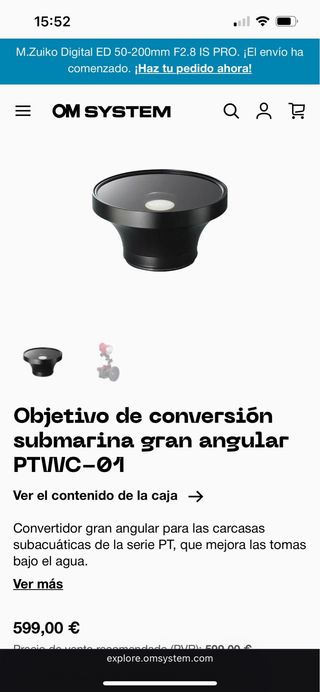 Lente Gran Angular PTWC-01