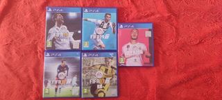 Lote FIFA 16, 17, 18, 19 y 20 PS4