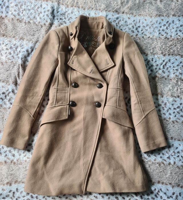 Abrigo paño Holy Preppy beige