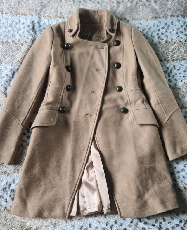 Abrigo paño Holy Preppy beige