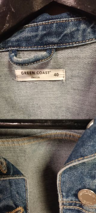 Chaqueta vaquera pintada a mano
