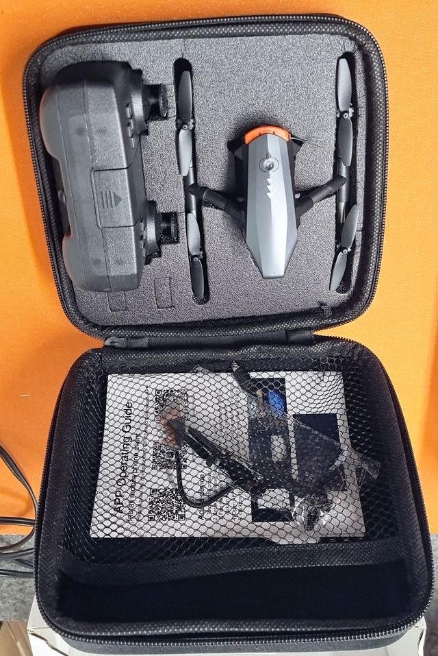 Drone Câmera Dupla 4k Zoom X50 Altura 50m Distânci