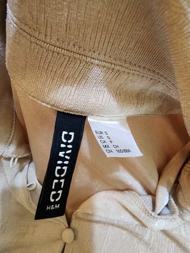 Top Dorado Divided Talla S