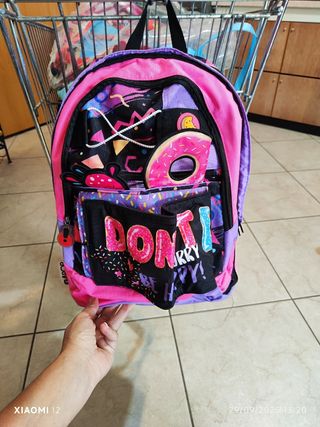 Zaino scuola colorato con stampa