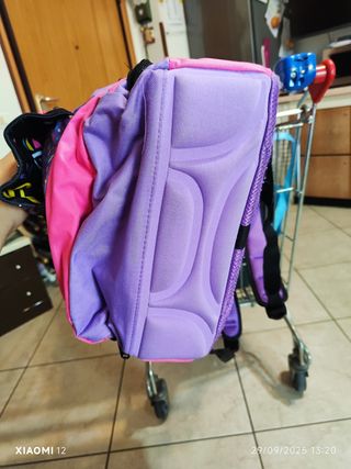 Zaino scuola colorato con stampa