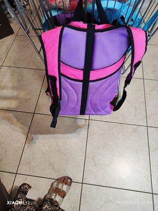 Zaino scuola colorato con stampa