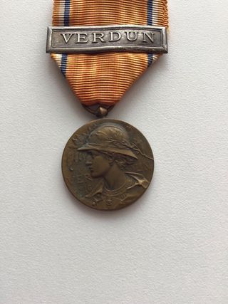 Medalla Batalla de Verdún Francesa