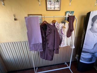 Traje Torrenti Morado y Blanco