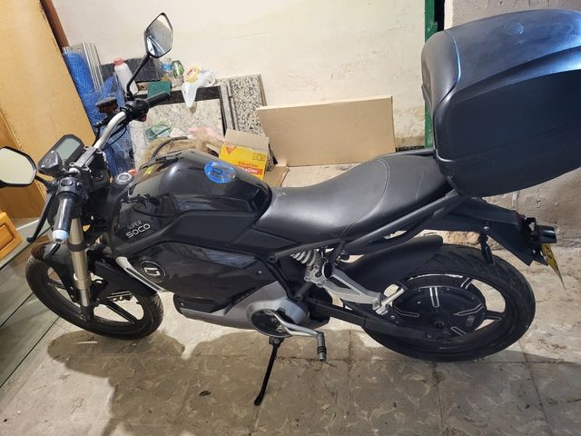 Moto Eléctrica Super Soco TS50 Negra