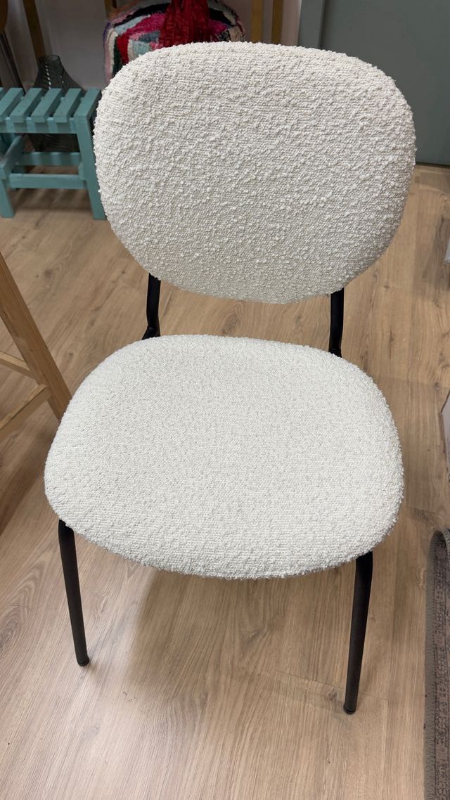 Silla rizo blanco