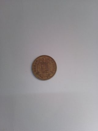 Moneda 1 Peseta Juan Carlos I Rey de España 1975