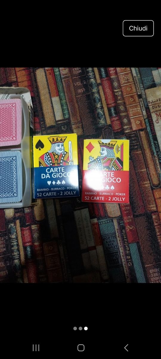 Set di fiches da poker con mazzi