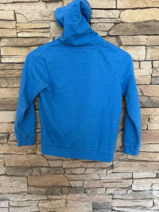 Felpa con cappuccio blu