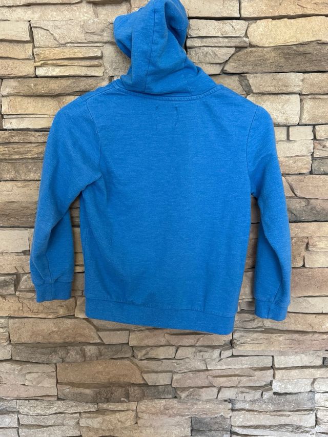 Felpa con cappuccio blu