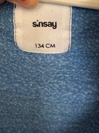 Felpa con cappuccio blu