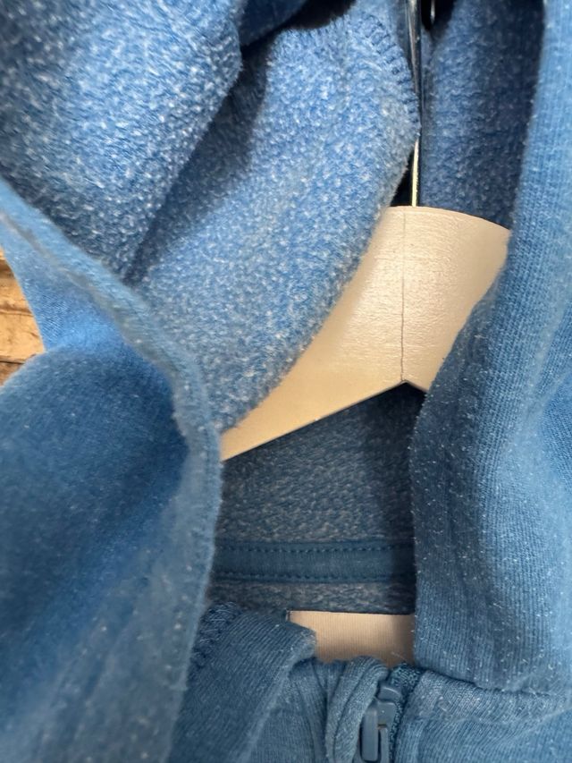 Felpa con cappuccio blu