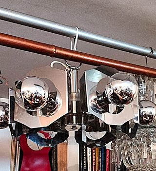 Lampadario Space Age 6 bracci
