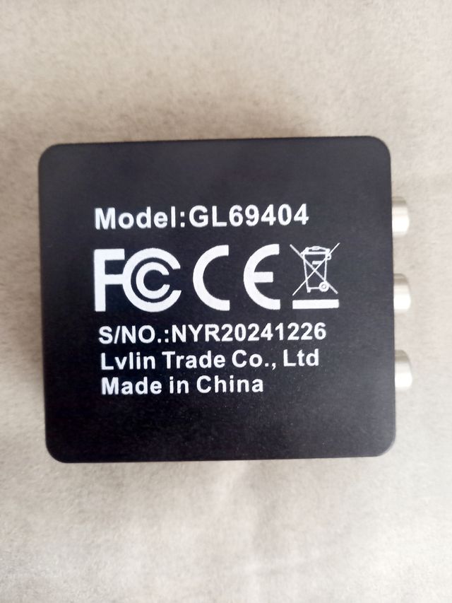 Convertidor AV a HDTV GL69404 Plug and Play