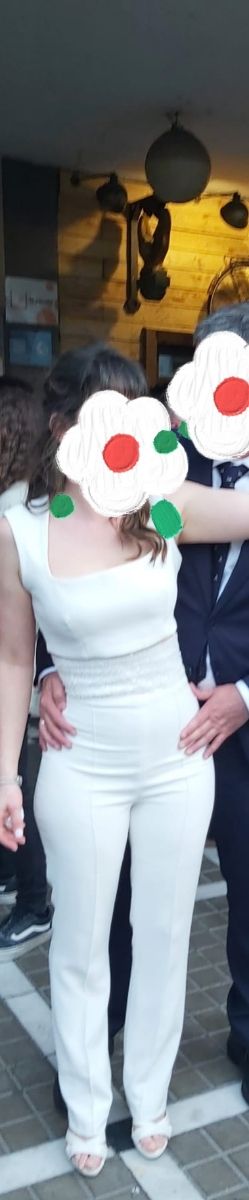 Traje Rocío Osorno Blanco Talla 36