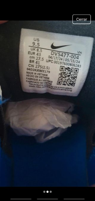 Zapatilla Nike SB Force 58 Negra y Azul