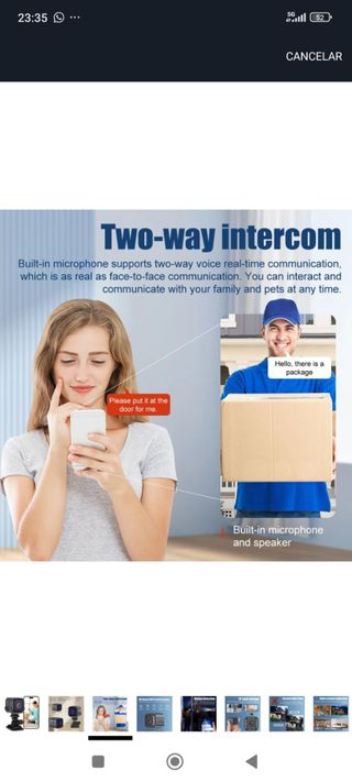 Cámara WiFi HOTI V7 HD 2.4G