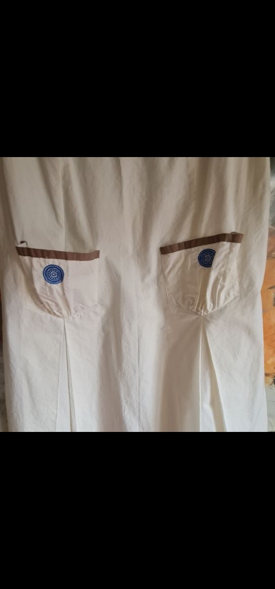 Vestido Hoss Intropia Talla 36 Blanco