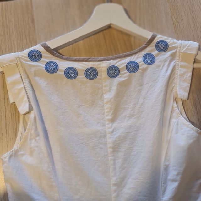 Vestido Hoss Intropia Talla 36 Blanco