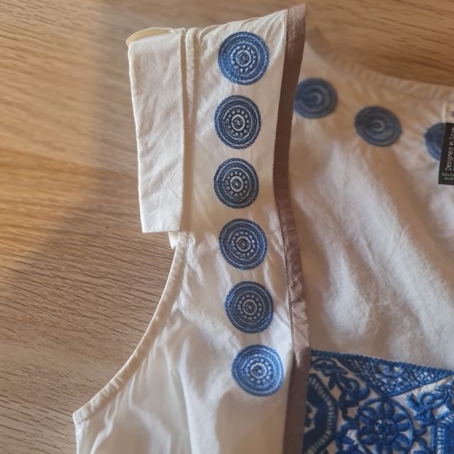 Vestido Hoss Intropia Talla 36 Blanco