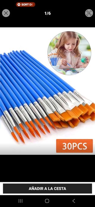 30 Pinceles para Pintura