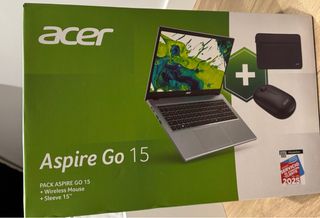 Portátil Acer Aspire Go 15 + Ratón + Funda