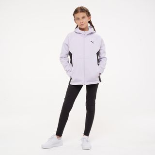 Chándal Niños Malva-Negro Cremallera