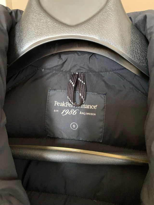 Piumino Peak Performance nero