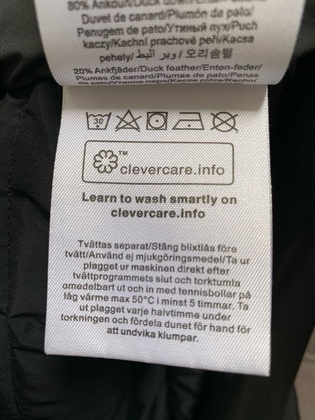 Piumino Peak Performance nero